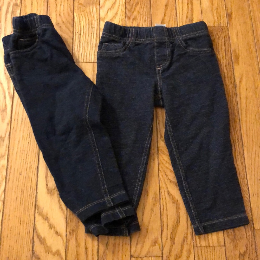 2 pairs Carter’s boys jeggings